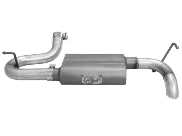 aFe Scorpion Exhaust System Axle Back Aluminized Hi-Tuck 07-17 Jeep Wrangler JK V6 3.6 3.8L Cheap - Image 5