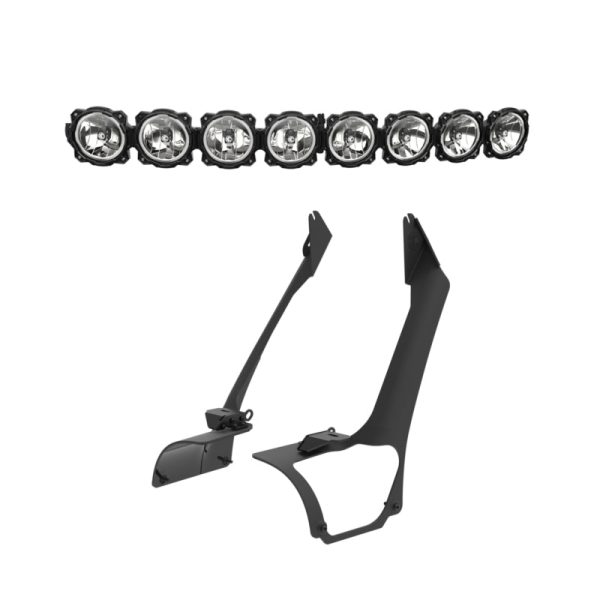 KC HiLiTES 21+ Jeep Wrangler 4xe Gravity LED Pro6 - 50in Light Bar Kit (Light Bar + Overhead Mount) Hot on Sale