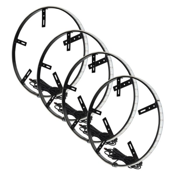 ORACLE Lighting LED Illuminated Wheel Rings 16.5in PLASMA ColorSHIFT w BC2 Bluetooth Controller For Sale - Image 3
