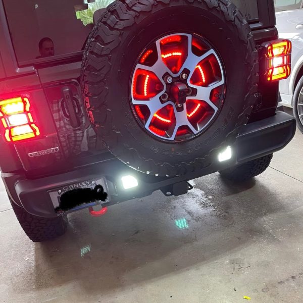Oracle Rear Bumper LED Reverse Lights for Jeep Wrangler JL - 6000K SEE WARRANTY Online Sale - Image 2