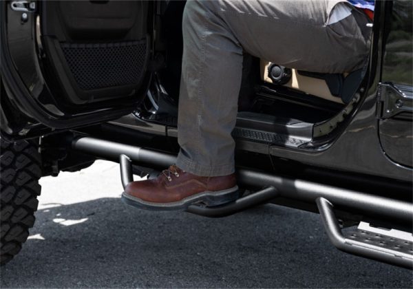 N-Fab RS Nerf Step 18-19 Jeep Wrangler JL 4DR - Full Length - Tex. Black Cheap - Image 3