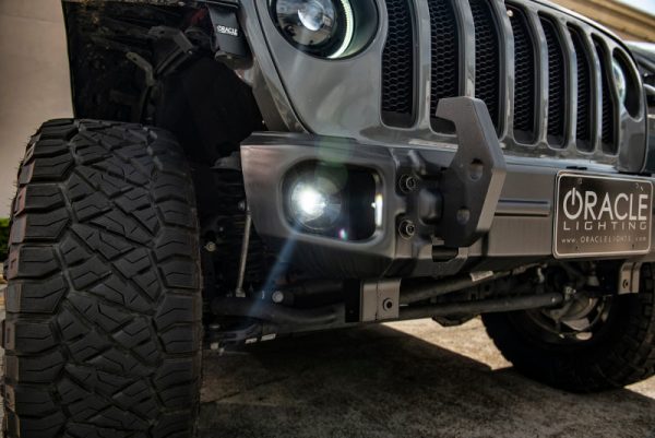 Oracle Jeep Wrangler JL JT Sport High Performance W LED Fog Lights - w o Controller SEE WARRANTY Fashion - Image 3