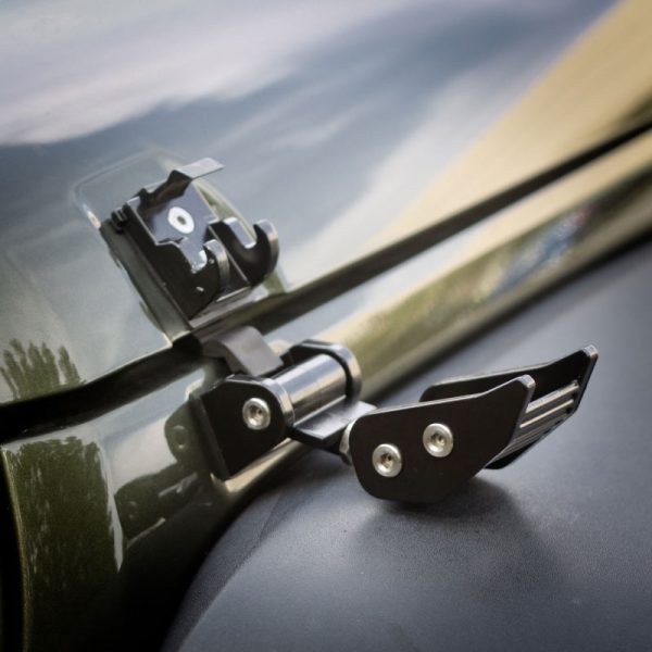 Rugged Ridge 07-18 Jeep Wrangler JK Black Hood Catches Online now - Image 3