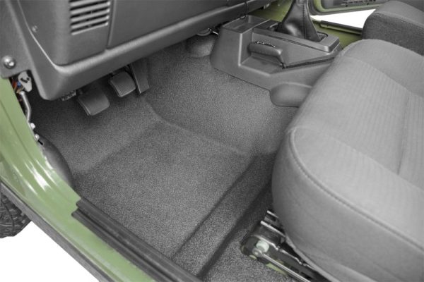 BedRug 97-06 Jeep TJ Front 3pc BedTred Floor Kit w Center Console - Incl Heat Shields For Sale - Image 3