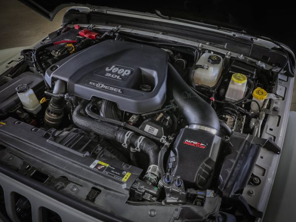 aFe Rapid Induction Cold Air Intake System w Pro 5R Filter 20-21 Jeep Wrangler V6 3.0L Online - Image 2