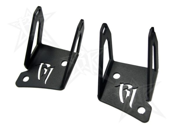 Rigid Industries Jeep JK - A-Pillar Mount Kit - Mounts set of Dually D2 For Discount - Image 2