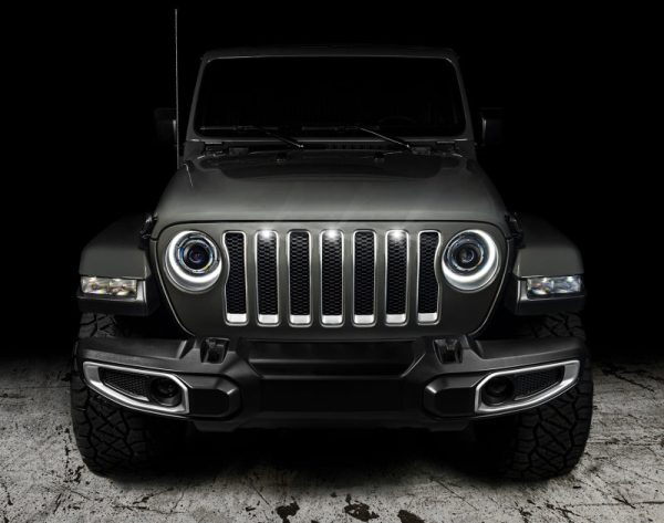 Oracle Pre-Runner Style LED Grille Kit for Jeep Gladiator JT - White SEE WARRANTY Online Sale - Image 5