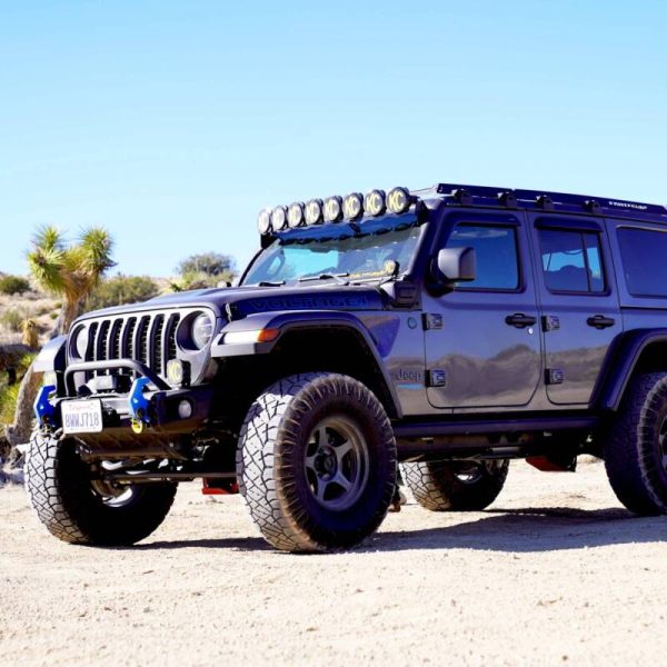 KC HiLiTES 2021+ Jeep Wrangler 4XE 50in Overhead Light Bar Mounting Bracket Set For Sale - Image 4