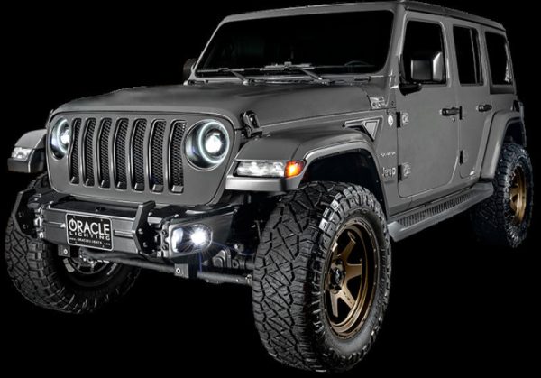 Oracle Jeep Wrangler JL JT Sport High Performance W LED Fog Lights - w o Controller SEE WARRANTY Fashion - Image 2