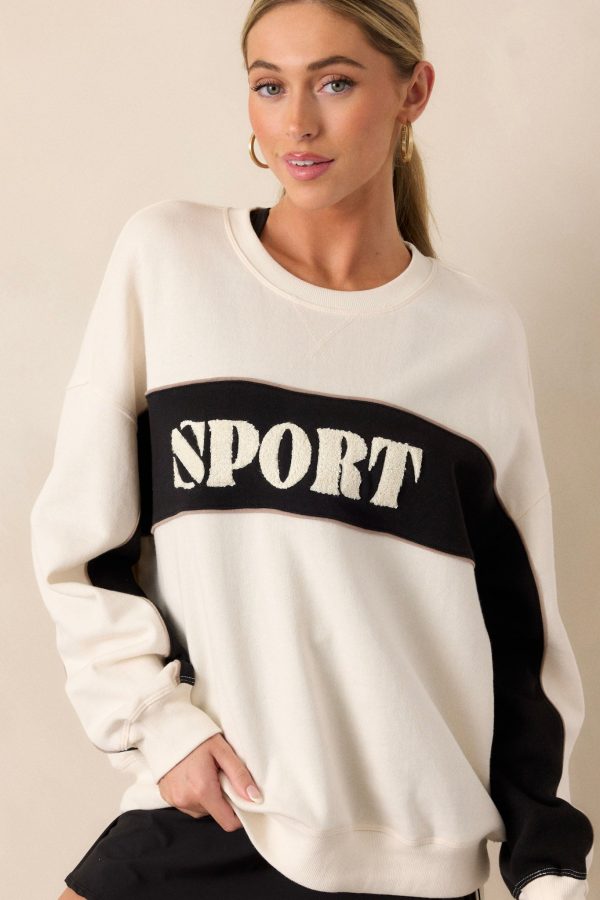 Z Supply Sandstone Sport Sweatshirt Online now